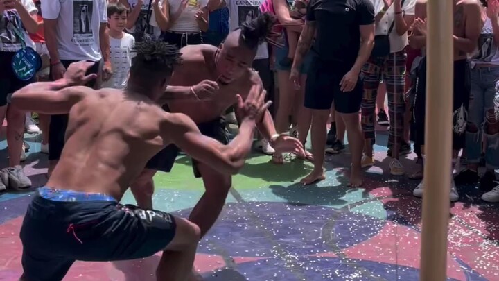 "Brazilian Capoeira, you can fight or dance"