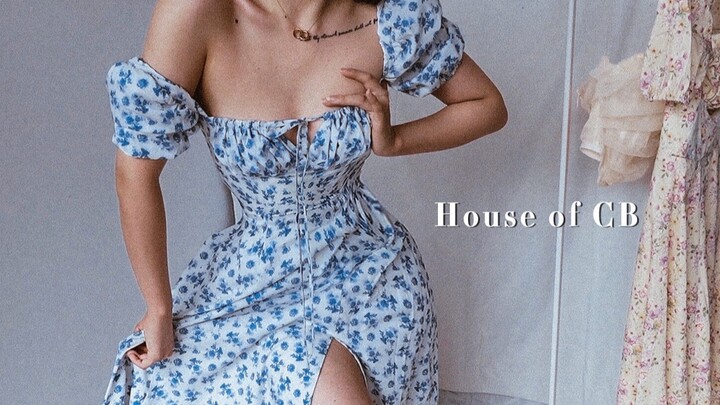 就这? 真香! 平胸也想挑战卡戴珊同款｜网红牌House of CB测评｜163cm53kg｜西服/法式碎花性感裙