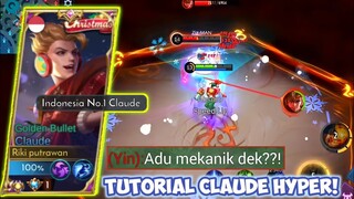 TUTORIAL CLAUDE LAWAN MUSUH SOMBONG NGAJAK ADU MEKANIK WALAUPUN KALAH LEVEL!! -TOP GLOBAL CLAUDE