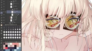 “麻婆豆腐画眼睛”的邪门小妙招火了，大家的精神状态让人有点难绷
