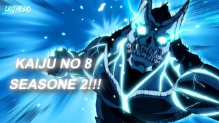 Yang di tunggu🔥 kaiju no 8 season 2 🎉