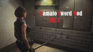 Jill Valentine With Yamato Sword Mod - RESIDENT EVIL 3 Remake