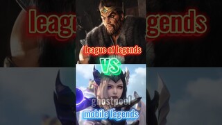 mobile legends vs league of legends #mobilelegends #shorts