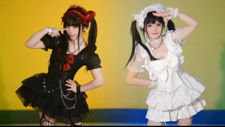 Real twins! Angel and devil sisters are so sweet~