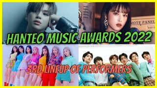 Hanteo Music Awards 2022 3rd Lineup of Performers