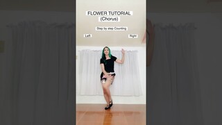 Jisoo | FLOWER DANCE TUTORIAL (Counting + Slowed Music)