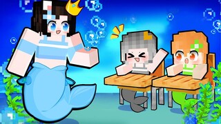 Mèo Simmy 1 Ngày Làm Cô Giáo Ở Trường Học Người Cá Trong Minecraft