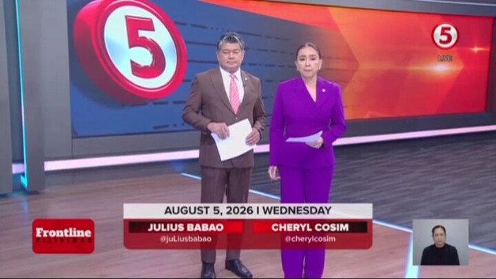 [PH] TV5 - closing una sa lahat + opening frontline pilipinas (5/8/2026)