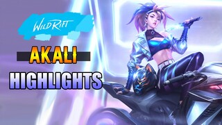 AKALI HIGHLIGHTS #2  - WILD RIFT OPEN BETA