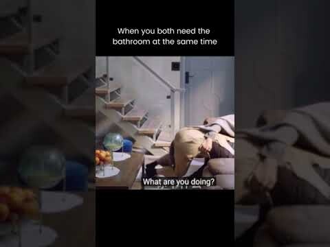 Bai Jingting x Ma Sichun fights over the bathroom #YouAreMyHero #shorts