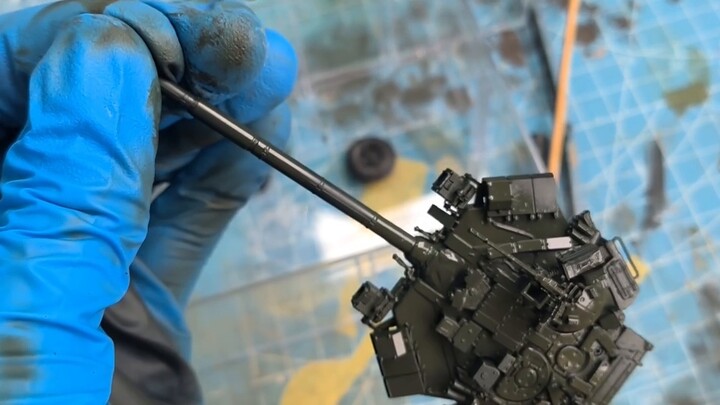 『WanMoFangGong』What can a 72 scale T90a model look like?