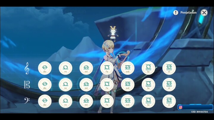 Windsong Lyre "CanCan" With Mobile Notes (On Description) - Genshin Impact [INDONESIA]