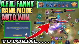 EASY WIN.. AFK IN RANK MODE!! MOBILE LEGENDS BANG BANG