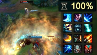 Real unlimited firepower: When all skills are at 0 CD! Undead Barbarian King, Captain Karthus bombar