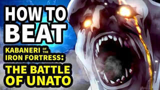 How to beat the ZOMBIE CASTLE in "Kabaneri of the Iron Fortress: The Battle of Unato