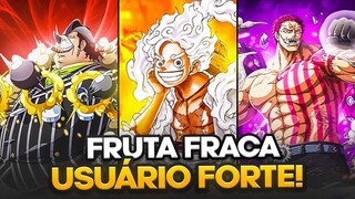 10 AKUMA NO MI FRACAS COM USUÁRIOS FORTES EM ONE PIECE