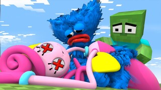 Monster School: Mommy Long Legs Save Huggy Wuggy - Sad Story | Minecraft Animation