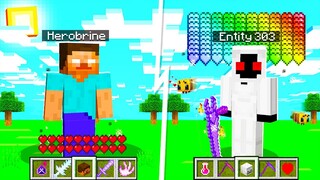 โครตว้าว ถ้า! แปลงร่างเป็น Herobrine กับ Entity 303 ในมายคราฟ