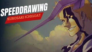 tahukah kamu? bahwa waifu yang tersakiti bisa membangkitkan VASTO LORDE..SpeedDraw KUROSAKI ICHIGOAT