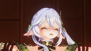 Genshin Impact Erchuang Zhengzheng A little grass god like you was born to be eaten.