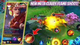 TOP GLOBAL CLAUDE PAKE SPEL FLAME SHOOT!! BUAT COUNTER NATALIA! TERNYATA SPEL INI OP BANGET! -MLBB