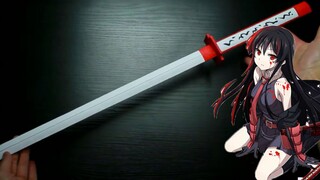 The sword of the red pupil, one slash will kill! The origami master will teach you how to reproduce 