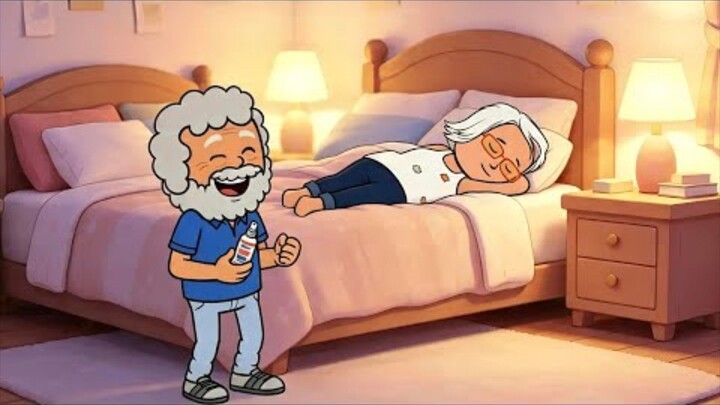 Nakaiskor Ulit si Lolo Dahil Sa Hair Spray