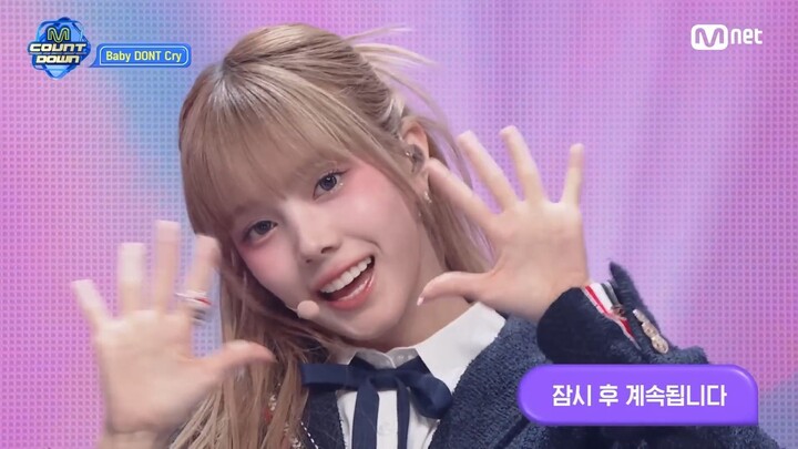 Baby DONT Cry Bittersweet performance Mnet 260409