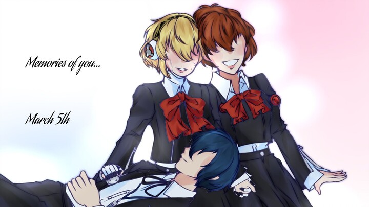 MARCH 5.FANART OF MAKOTO, AIGIS & KOTONE FROM P3