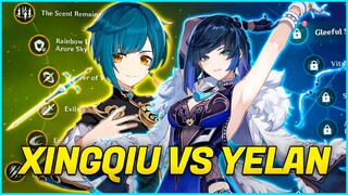 YELAN vs XINGQIU, WHO is the better HYDRO SUB DPS, ULTIMATE SHOWDOWN