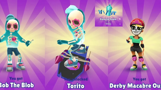 ปลดล็อก Bob The Blob Torito & Derby Macabre Outfit Subway Surfers เม็กซิโก