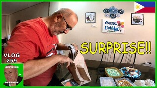 V259 - SURPRISE BIRTHDAY CELEBRATION IN THE PHILIPPINES - Retiring in South East Asia vlog