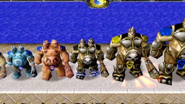 Dalam "Warcraft 3", keluarga ogre datang satu per satu untuk mengusir mereka sendirian.