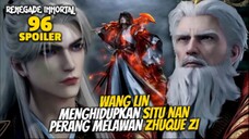 RENEGADE IMMORTAL EPS 96 - WANG LIN MENGHIDUPKAN SITU NAN PERANG MELAWAN ZHUQUE ZI - SPOILER