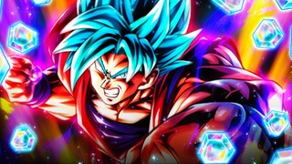 (Dragon Ball Legends) MASSIVE SKIP!!! SUMMONS UNTIL I PULL ULTRA SUPER SAIYAN BLUE KAIOKEN GOKU!