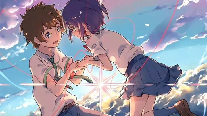 [Makoto Xinkai/Mixed Cut/60 FPS] ด้านหน้าสบายสุดๆ! ดื่มด่ำกับศิลปะที่สวยงามของ Makoto Shinkai!