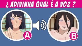 ADIVINHE a VOZ dos PERSONAGENS DE NARUTO🗣️🤔Quanto você sabe sobre Naruto? Naruto Shippuden Quiz! #3