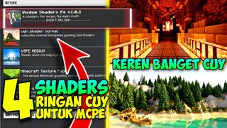 KEREN CUY! 4 SHADER MCPE 1.19 / 1.18 Terbaik - Shaders For Mcpe 1.19 - Shaders Non Render Dragon !