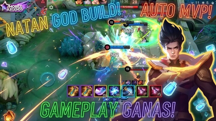 Natan God Build! 😱 AUTO MVP, Gameplay Ganas & 502 Damage —  Auto Win! 🎯💥