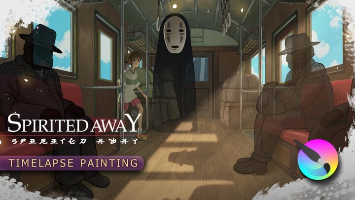 Spirited Away - Digital Painting Timelapse [KRITA]