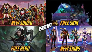 FREE SPECIAL SKIN, FREE HERO BENEDETTA, UPCOMING NEW SKINS | MOBILE LEGENDS BANG BANG