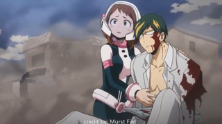 Anime học viện siêu anh hùng deku sử dụng sức mạnh one for all giải cứu người #anime #schooltime