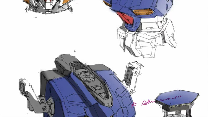 Flashing Hasavi Penelope RG White Goose, Odysseus Minovsky Particle Diffuser Minofsky