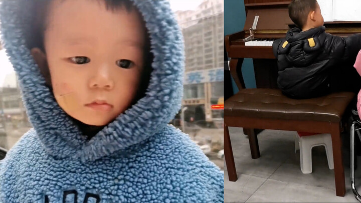 The autistic baby is inexplicably angry. He never wanted to play the piano to flow freely. Netizens: