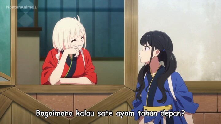 Lycoris Recoil Friends Are Thieves of Time Episode 1 Sub Indo