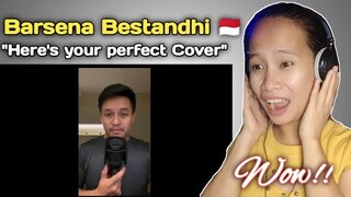 Jamie Miller - Here's your perfect ( Cover by Barsena Bestandhi) || Reaction