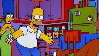 The Simpsons: Maggie secara tidak sengaja memotong ibu jari Rohmer, dan detik berikutnya ibu jari it