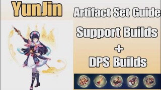 Best YunJin Artifact Set Guide | Genshin Impact |