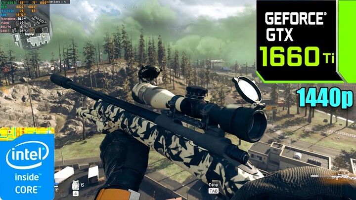 Call of Duty Warzone : GTX 1660 Ti 6GB + i9 10900K ( Maximum Settings )