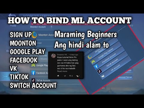 How To Bind ML account and How to Switch For Beginners. step by step tutorial.